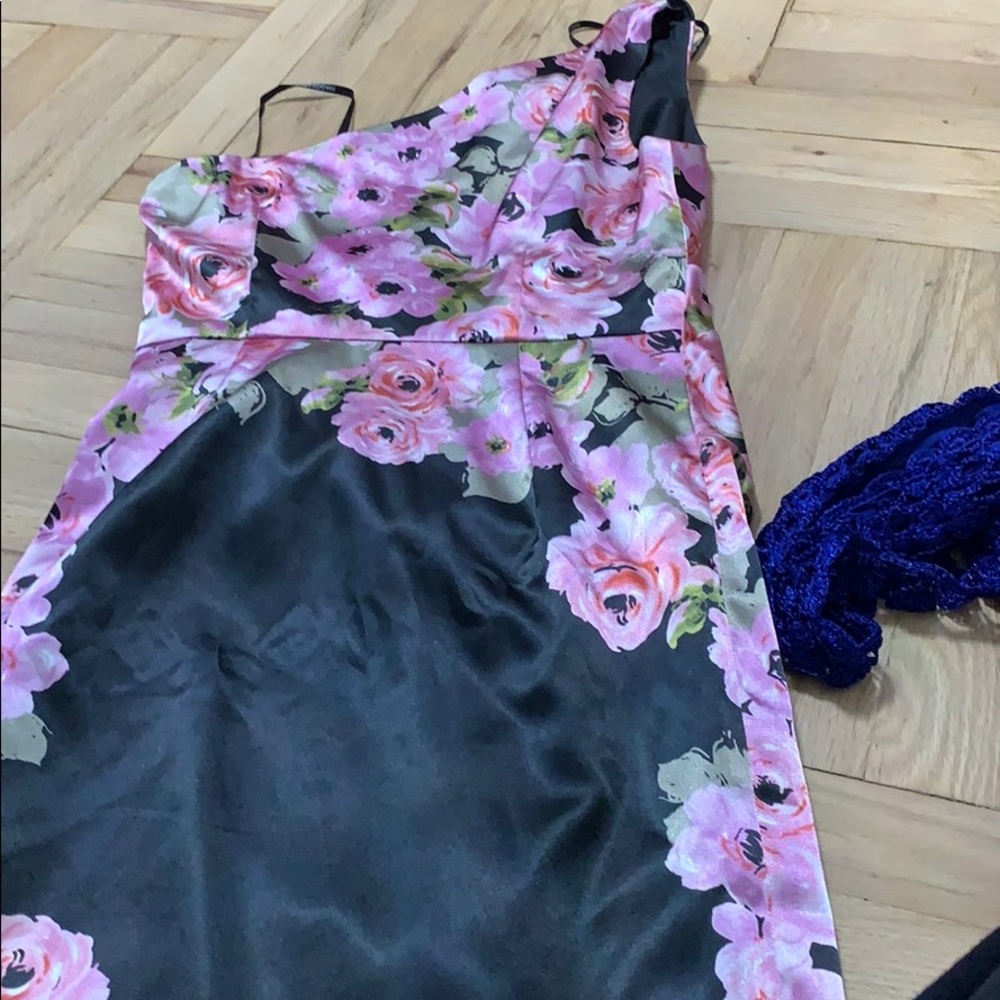 Floral satin